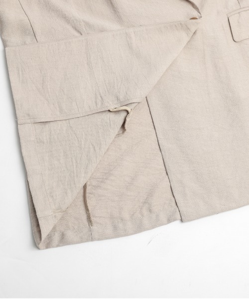 SUGAR BISKET（シュガービスケット）の「テーラード サマージャケット（テーラードジャケット・レディース・ブラック/ベージュ・フリー）」の11枚目の写真