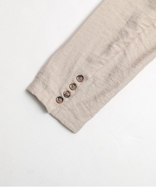 SUGAR BISKET（シュガービスケット）の「テーラード サマージャケット（テーラードジャケット・レディース・ブラック/ベージュ・フリー）」の3枚目の写真