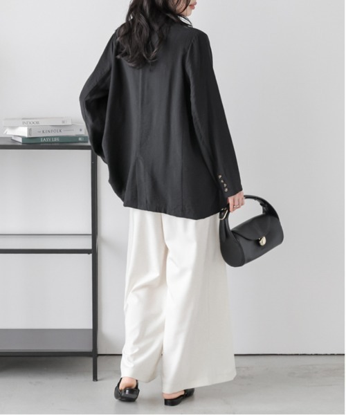 SUGAR BISKET（シュガービスケット）の「テーラード サマージャケット（テーラードジャケット・レディース・ブラック/ベージュ・フリー）」の15枚目の写真