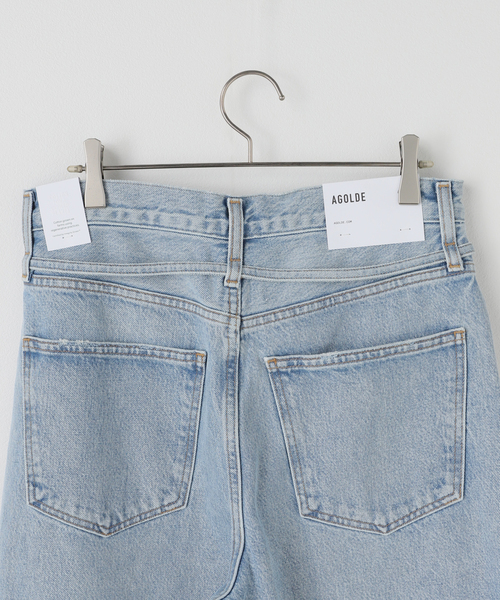 AGOLDE（エーゴールドイー）の「AGOLDE/エーゴールドイー EMMI JEAN（デニムパンツ・レディース・サックスブルー・27/26/25/24）」の7枚目の写真