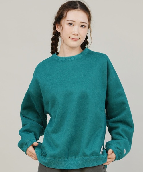 DISCUS ATHLETIC(ディスカス アスレチック)の「DISCUS ATHLETIC/ディスカスアスレチック クルーネックスウェット 5422-9606(スウェット・レディース・ブルー/グレー/ブラック/アイボリー/グリーン/オレンジ・M)」の4枚目の写真