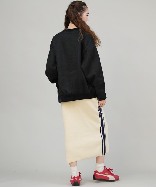 DISCUS ATHLETIC(ディスカス アスレチック)の「DISCUS ATHLETIC/ディスカスアスレチック クルーネックスウェット 5422-9606(スウェット・レディース・ブルー/グレー/ブラック/アイボリー/グリーン/オレンジ・M)」の13枚目の写真