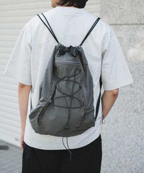 URBAN RESEARCH DOORS(アーバンリサーチドアーズ)の「ナップサック(バックパック/リュック・メンズ・スミクロ/ブラック・-)」の10枚目の写真