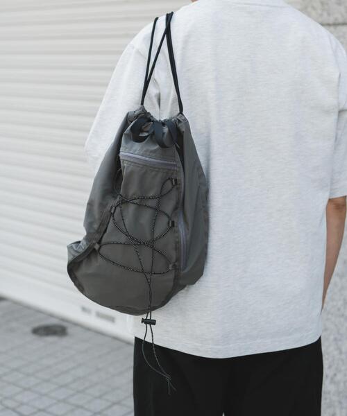 URBAN RESEARCH DOORS(アーバンリサーチドアーズ)の「ナップサック(バックパック/リュック・メンズ・スミクロ/ブラック・-)」の11枚目の写真