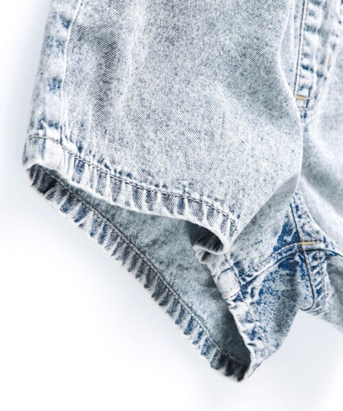 EDWIN（エドウィン）の「【Ou? by EDWIN】デニムショートパンツ（デニムパンツ・キッズ・サックスブルー/ブラック・130/100/90/150/120/140/110）」の7枚目の写真
