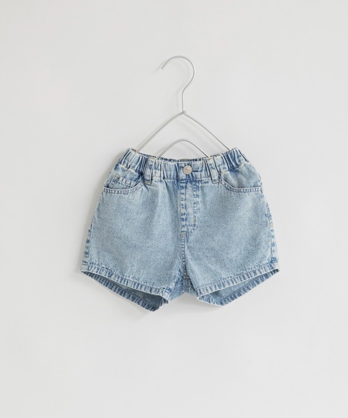 EDWIN（エドウィン）の「【Ou? by EDWIN】デニムショートパンツ（デニムパンツ・キッズ・サックスブルー/ブラック・130/100/90/150/120/140/110）」の13枚目の写真