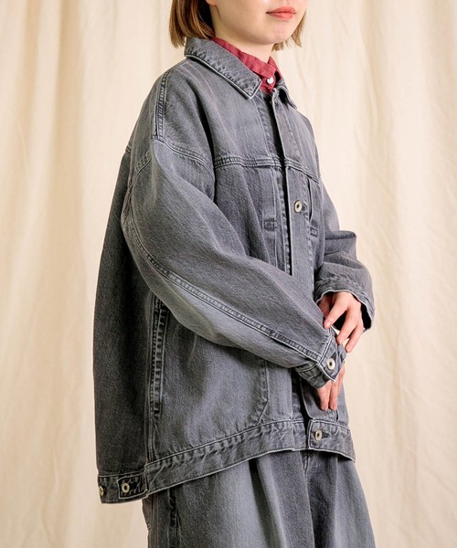 Brocante / ブロカント] 12ozリングBKデニム アンプリッセジャケット