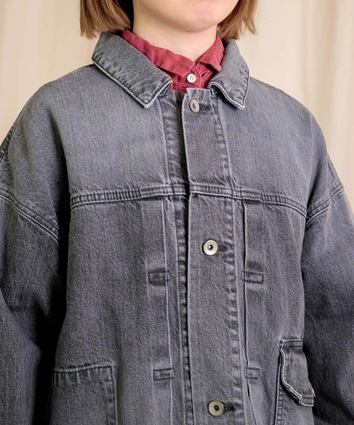 Brocante / ブロカント] 12ozリングBKデニム アンプリッセジャケット