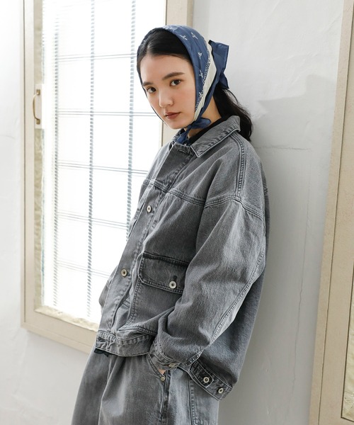 Brocante / ブロカント] 12ozリングBKデニム アンプリッセジャケット