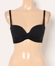 Lace Ladies（レースレディース）の「ソリッドカラー 脇高 ノンワイヤー 3/4 ブラジャー（ブラ&ショーツ）」