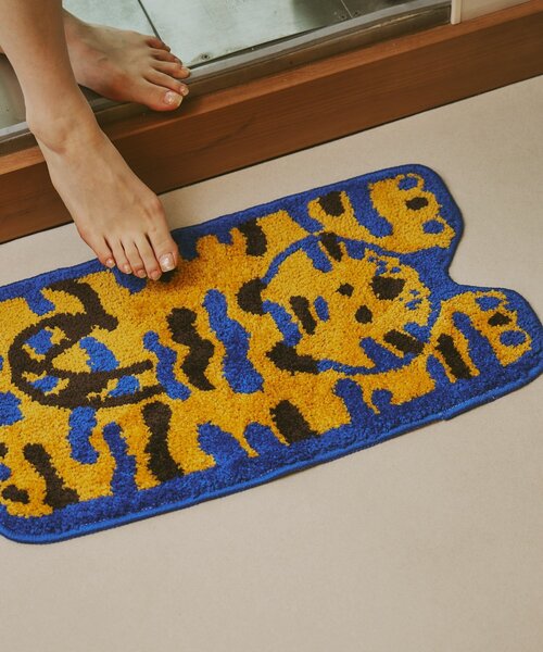 BIRTHDAY BAR（バースデイバー）の「With Animals　フロアマット（ラグ/マット・レディース・ブルー/オレンジ/グリーン・0）」の13枚目の写真