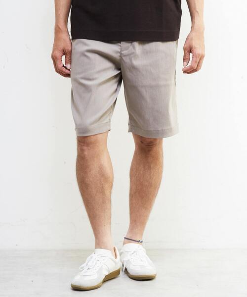 MEN'S MELROSE(メンズメルローズ)の「メランジハイパーストレッチショートパンツ(その他パンツ・メンズ・ネイビー/ライトグレー/ブラック/ライトベージュ・2/3/4)」の3枚目の写真