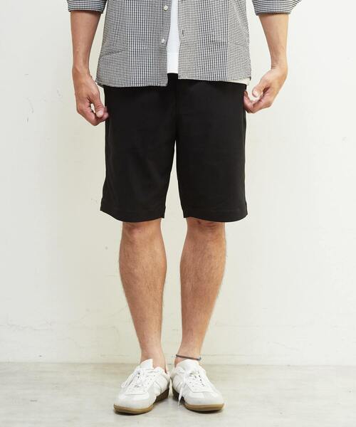 MEN'S MELROSE(メンズメルローズ)の「メランジハイパーストレッチショートパンツ(その他パンツ・メンズ・ネイビー/ライトグレー/ブラック/ライトベージュ・2/3/4)」の9枚目の写真