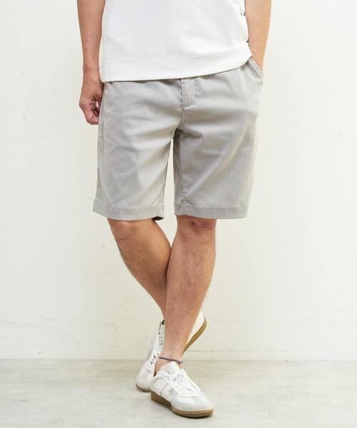 MEN'S MELROSE(メンズメルローズ)の「メランジハイパーストレッチショートパンツ(その他パンツ・メンズ・ネイビー/ライトグレー/ブラック/ライトベージュ・2/3/4)」の8枚目の写真