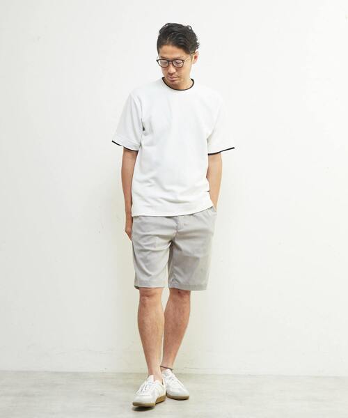 MEN'S MELROSE(メンズメルローズ)の「メランジハイパーストレッチショートパンツ(その他パンツ・メンズ・ネイビー/ライトグレー/ブラック/ライトベージュ・2/3/4)」の20枚目の写真