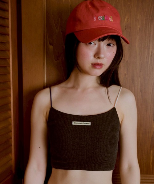 common gull products.(コモンガルプロダクツ)の「わがままなニットチューブトップ(キャミソール・レディース・イエロー系/グレー系/ブラック系・SMALL/MEDIUM)」の2枚目の写真