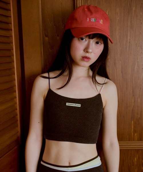common gull products.(コモンガルプロダクツ)の「わがままなニットチューブトップ(キャミソール・レディース・イエロー系/グレー系/ブラック系・SMALL/MEDIUM)」の19枚目の写真