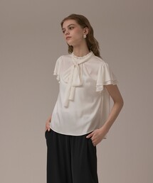 新品未使用 GRACE CONTINENTALグレースコンチネンタル半袖ブラウス GRACE CONTINENTAL｜グレースコンチネンタルのシャツ/ブラウス