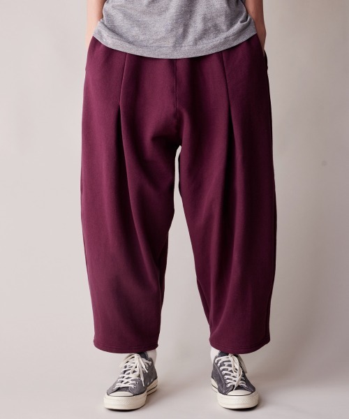 rehacer（レアセル）の「rehacer : Barrel Sweat Pants / バレル スウェット パンツ（スウェットパンツ・メンズ・ブラック/ワインレッド/グレー・SMALL/MEDIUM/LARGE）」の13枚目の写真