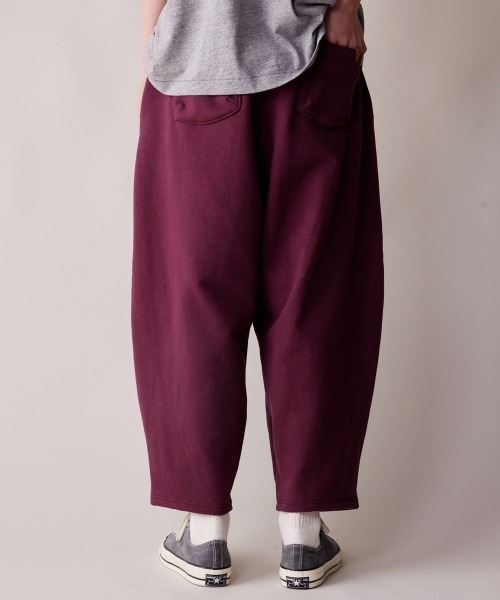 rehacer（レアセル）の「rehacer : Barrel Sweat Pants / バレル スウェット パンツ（スウェットパンツ・メンズ・ブラック/ワインレッド/グレー・SMALL/MEDIUM/LARGE）」の14枚目の写真