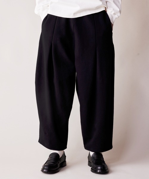 rehacer（レアセル）の「rehacer : Barrel Sweat Pants / バレル スウェット パンツ（スウェットパンツ・メンズ・ブラック/ワインレッド/グレー・SMALL/MEDIUM/LARGE）」の4枚目の写真