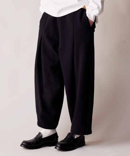 rehacer（レアセル）の「rehacer : Barrel Sweat Pants / バレル スウェット パンツ（スウェットパンツ・メンズ・ブラック/ワインレッド/グレー・SMALL/MEDIUM/LARGE）」の5枚目の写真