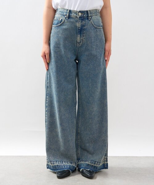 un dix cors(アンディコール)の「オーバーダイバギーパンツ(デニムパンツ・レディース・サックスブルー/ブルー・FREE)」の21枚目の写真