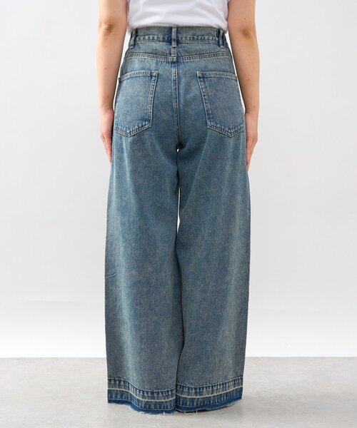 un dix cors(アンディコール)の「オーバーダイバギーパンツ(デニムパンツ・レディース・サックスブルー/ブルー・FREE)」の16枚目の写真