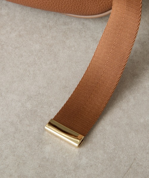 PAPILLONNER（パピヨネ）の「レザーテープショルダー（ショルダーバッグ・レディース・ブラック/ブラウン・FREE）」の17枚目の写真