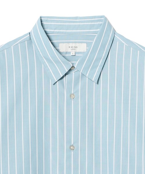 B:MING by BEAMS(ビーミングバイビームス)の「ポリエステル コットン ショート シャツ(シャツ/ブラウス・メンズ・ホワイト系その他5/その他・S/M/L/XL)」の8枚目の写真