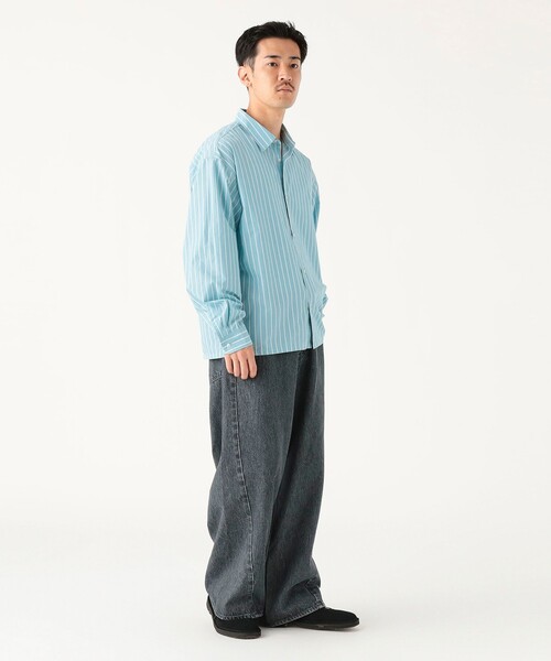 B:MING by BEAMS(ビーミングバイビームス)の「ポリエステル コットン ショート シャツ(シャツ/ブラウス・メンズ・ホワイト系その他5/その他・S/M/L/XL)」の4枚目の写真