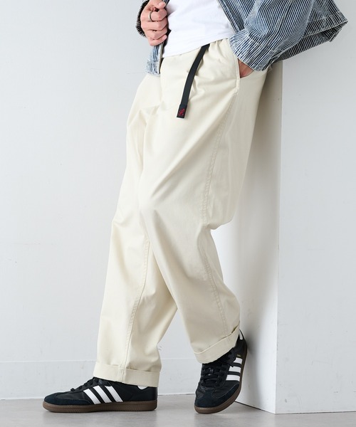 Gramicci（グラミチ）の「【GRAMICCI】T/C TWILL TUCK TAPERED PANT（その他パンツ・メンズ・ブラック/チャコールグレー/ベージュ/ダークブラウン/グレー系1・S/M/L/XL）」の3枚目の写真