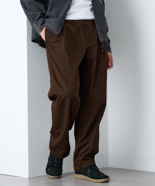 Gramicci（グラミチ）の「【GRAMICCI】T/C TWILL TUCK TAPERED PANT（その他パンツ・メンズ・ブラック/チャコールグレー/ベージュ/ダークブラウン/グレー系1・S/M/L/XL）」の10枚目の写真