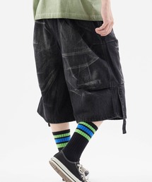 Theater code（シアターコード）の「half denim pants/サイド紐ハーフデニムパンツ 2026年春夏（デニムパンツ）」