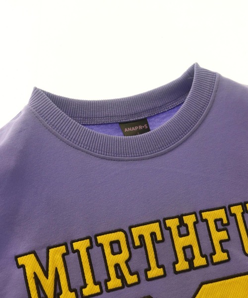 ANAP GｉRL（アナップガール）の「ANAPR+SナンバリングオーバーTシャツ【ユニセックス】（Tシャツ/カットソー・キッズ・パープル/ホワイト/カーキ・M/S/XS）」の20枚目の写真