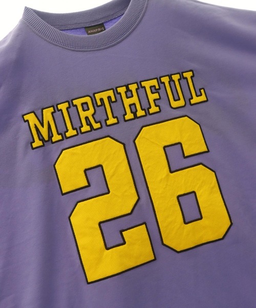 ANAP GｉRL（アナップガール）の「ANAPR+SナンバリングオーバーTシャツ【ユニセックス】（Tシャツ/カットソー・キッズ・パープル/ホワイト/カーキ・M/S/XS）」の21枚目の写真