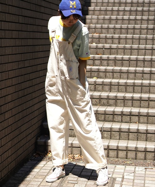 BROOKLYN OVERALL(ブルックリンオーバーオール)の「オーバーオール(サロペット/オーバーオール・レディース・キナリ/ネイビー・FREE)」の7枚目の写真