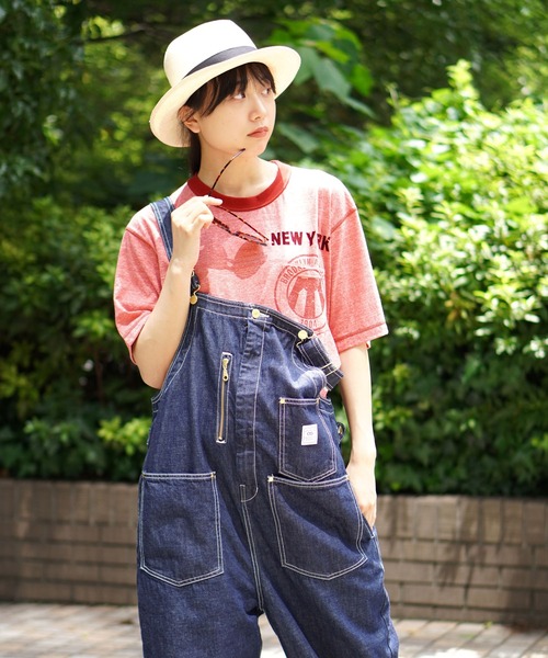 BROOKLYN OVERALL(ブルックリンオーバーオール)の「オーバーオール(サロペット/オーバーオール・レディース・キナリ/ネイビー・FREE)」の19枚目の写真