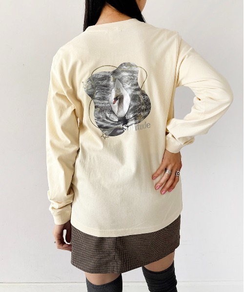 tシャツ Casselini(キャセリーニ)キラキラフォトTシャツ レディース Casselini(キャセリーニ)キラキラフォトTシャツ（Tシャツ