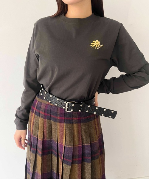 tシャツ Casselini(キャセリーニ)キラキラフォトTシャツ レディース Casselini(キャセリーニ)キラキラフォトTシャツ | CASSELINI
