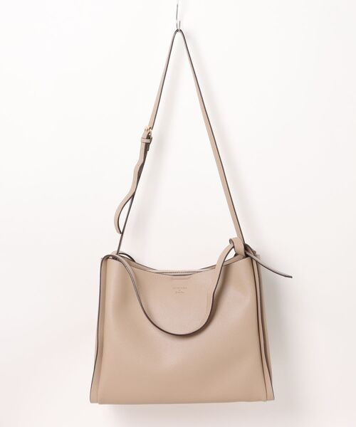 Jewelna Rose(ジュエルナローズ)の「アオリトートバッグ A4 16285(トートバッグ・レディース・ベージュ/ブラック/グレイッシュベージュ・FREE)」の19枚目の写真