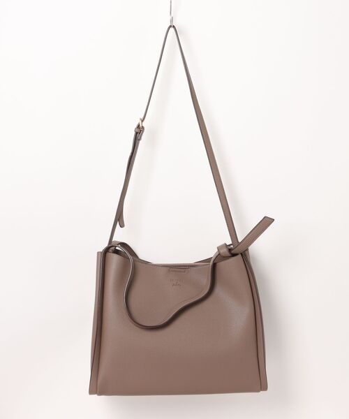 Jewelna Rose(ジュエルナローズ)の「アオリトートバッグ A4 16285(トートバッグ・レディース・ベージュ/ブラック/グレイッシュベージュ・FREE)」の6枚目の写真