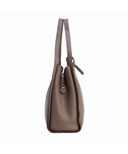 Jewelna Rose(ジュエルナローズ)の「アオリトートバッグ A4 16285(トートバッグ・レディース・ベージュ/ブラック/グレイッシュベージュ・FREE)」の10枚目の写真