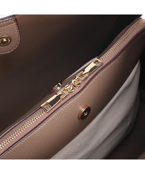 Jewelna Rose(ジュエルナローズ)の「アオリトートバッグ A4 16285(トートバッグ・レディース・ベージュ/ブラック/グレイッシュベージュ・FREE)」の16枚目の写真