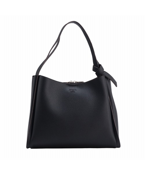 Jewelna Rose(ジュエルナローズ)の「アオリトートバッグ A4 16285(トートバッグ・レディース・ベージュ/ブラック/グレイッシュベージュ・FREE)」の7枚目の写真