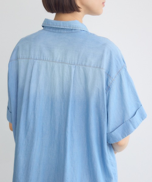 KATHARINE ROSS（キャサリンロス）の「【KATHARINE ROSS】ソアーデニムシャツ（シャツ/ブラウス・レディース・ブルー/ライトブルー・MEDIUM）」の21枚目の写真