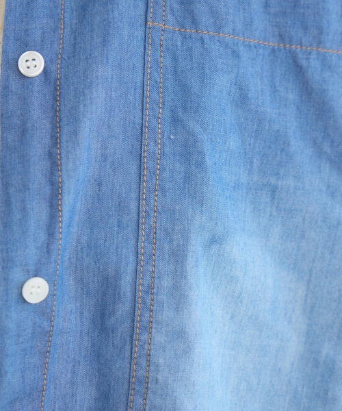 KATHARINE ROSS（キャサリンロス）の「【KATHARINE ROSS】ソアーデニムシャツ（シャツ/ブラウス・レディース・ブルー/ライトブルー・MEDIUM）」の9枚目の写真