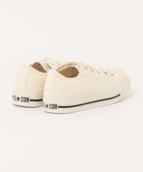 CONVERSE（コンバース）の「【CONVERSE】コンバース ALL STAR SQUARETOE OX（オールスター スクエアトゥ OX）（スニーカー・レディース・ブラック×ブラック/ホワイト/ブラック・6.5/5.5/5/4.5/4）」の4枚目の写真