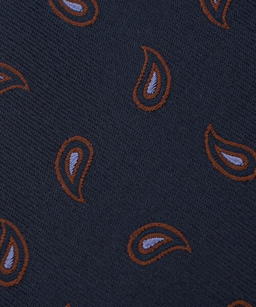 FRANCO BASSI（フランコバッシ）の「＜FRANCO BASSI＞コモン ペイズリー ネクタイ（ネクタイ・メンズ・ネイビー/ダークグレー・FREE）」の7枚目の写真