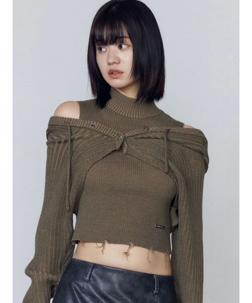 セール】フードペアニット（ニット/セーター）｜EMODA（エモダ）の